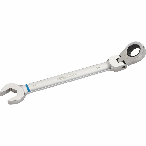 Channellock Metric 14 mm 12-Point Ratcheting Flex-Head Wrench 321486